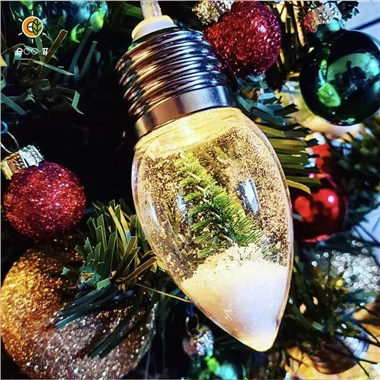 Đèn trang trí cây thông Noel ấm áp